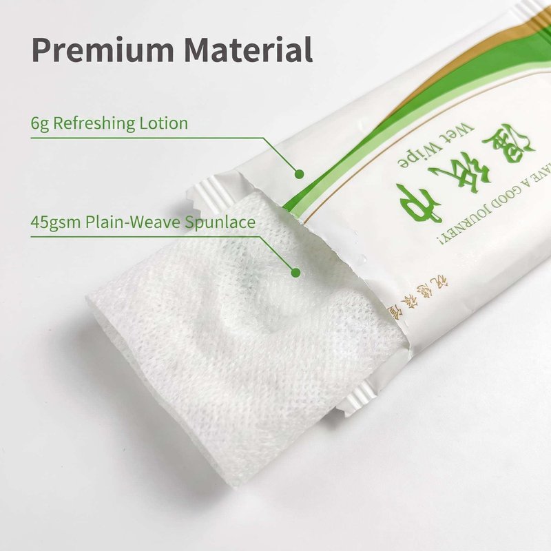 Custom 45gsm Individually Wrapped Airline Wet Wipes – OEM &amp;amp;amp;amp;amp; Bulk Supply - image 4