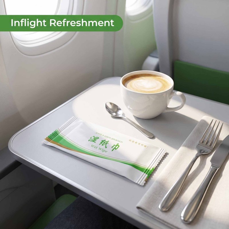 Custom 45gsm Individually Wrapped Airline Wet Wipes – OEM &amp;amp;amp;amp;amp; Bulk Supply - image 5
