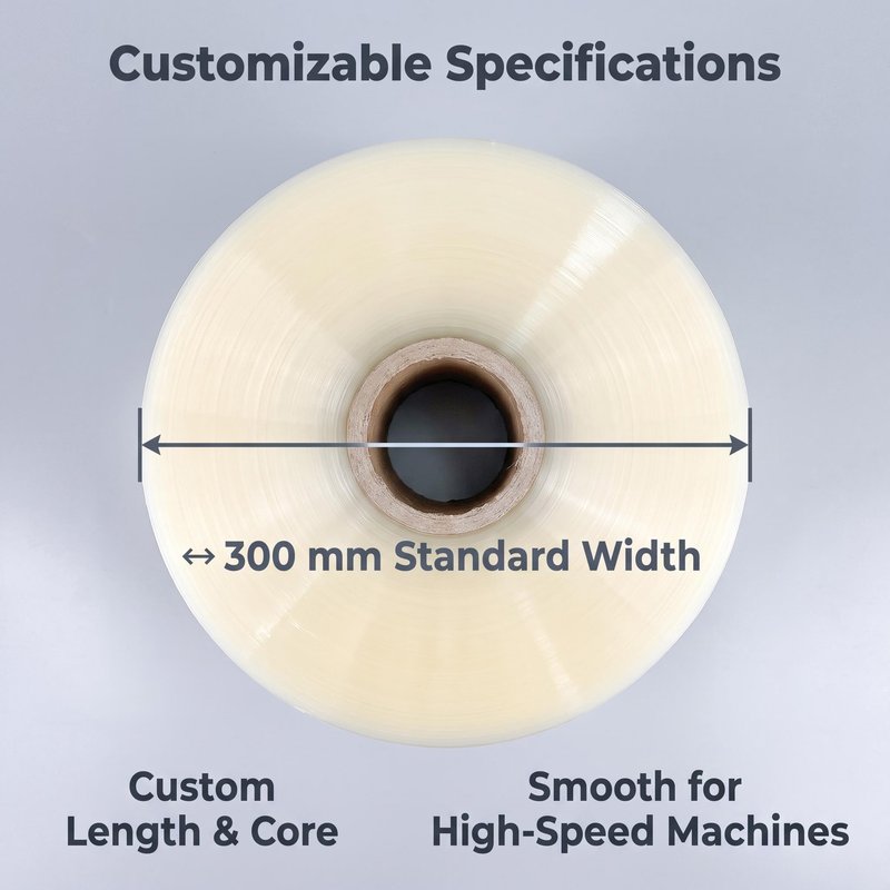 Custom 300mm BOPP Heat-Seal Film Roll – Food-Grade 30 Micron, Factory Direct - image 6