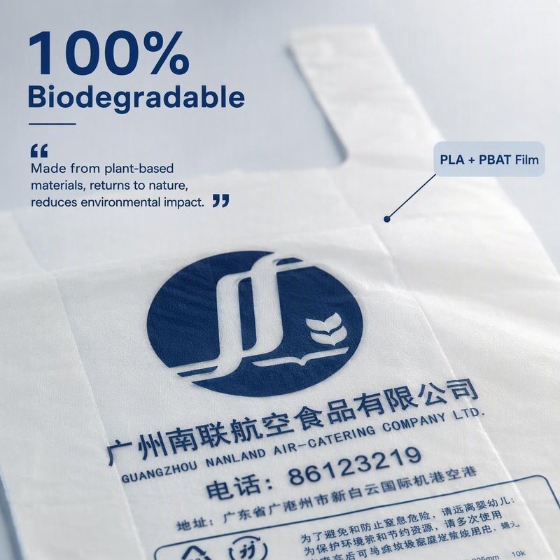 Custom PLA/PBAT Biodegradable T-Shirt Carrier Bags – Bulk Supply &amp;amp;amp;amp;amp; OEM - image 6