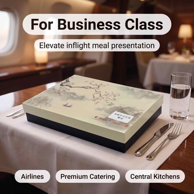Custom Printed Chinese-Style Business-Class Airline Meal Box – Premium OEM - image 6