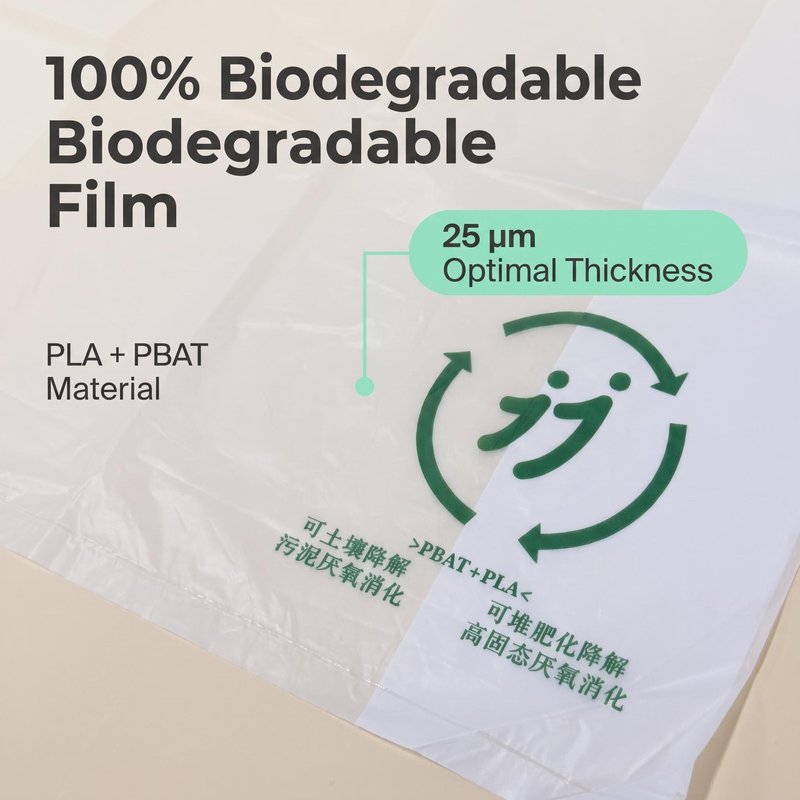 Custom PLA/PBAT Biodegradable T-Shirt Bags Small – Takeaway &amp;amp;amp;amp;amp; Retail Bulk OEM - image 2